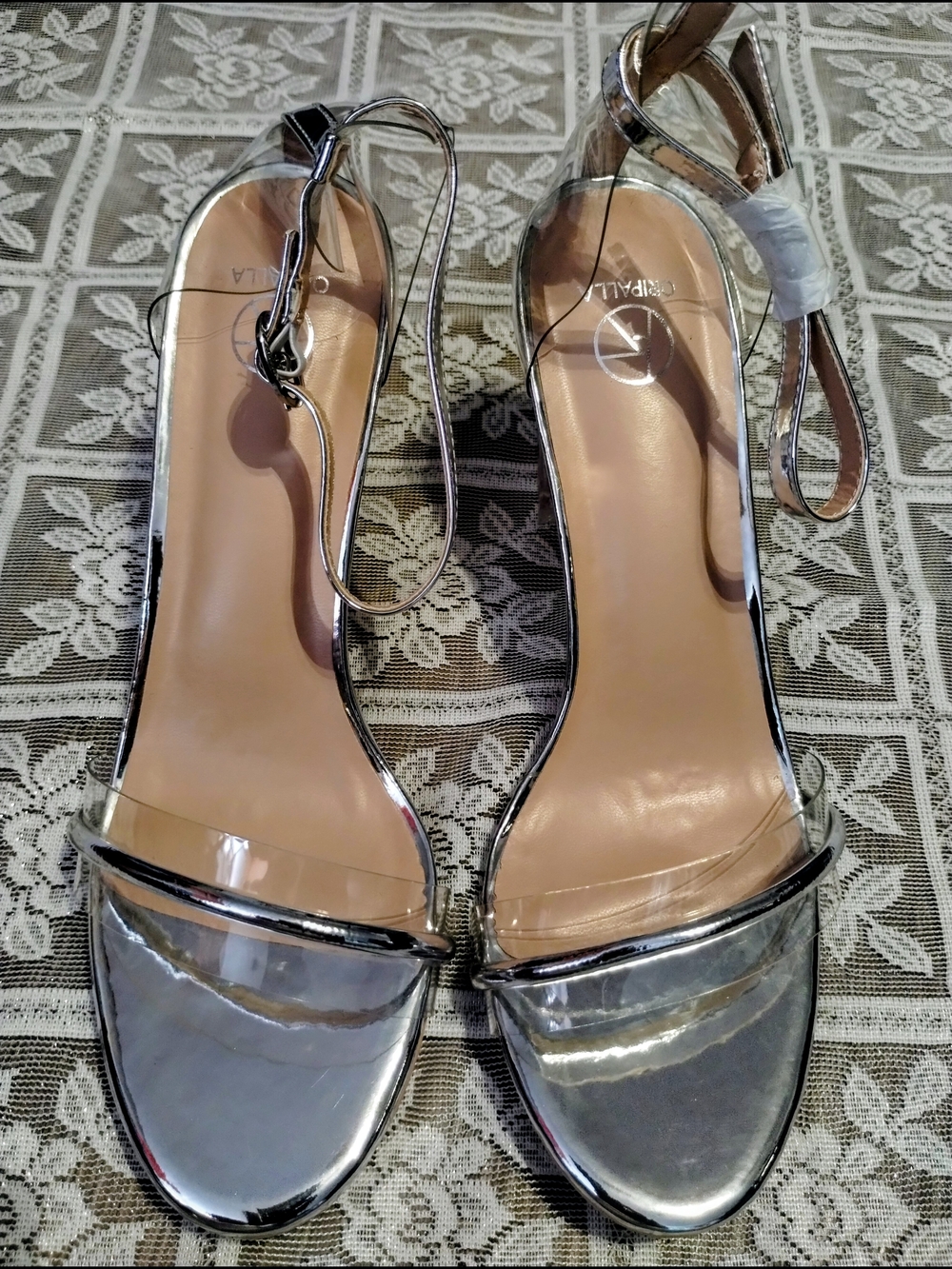 Silver Clear Strap Women's Sandals🌷🌷🌷🌷